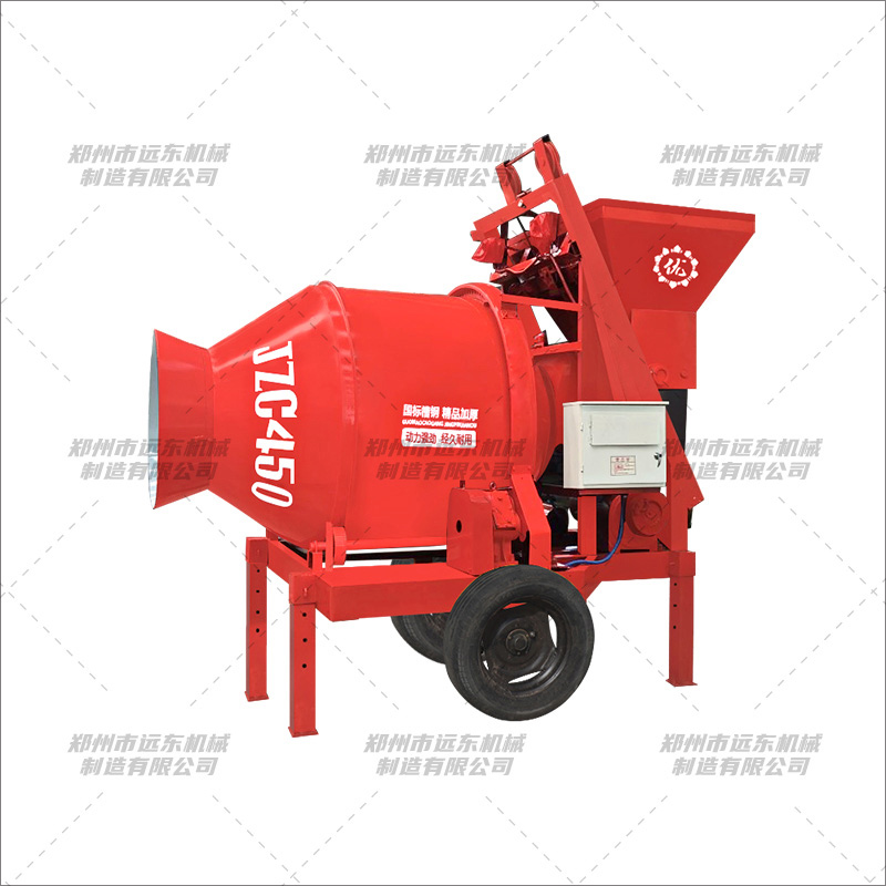 JZC450型全自動爬斗攪拌機(圖1) JZC450型全自動爬斗攪拌機(圖1)