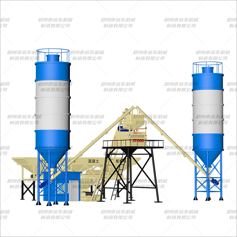 HZS50(1000+3倉)混凝土攪拌站(圖1) HZS50(1000+3倉)混凝土攪拌站(圖1)